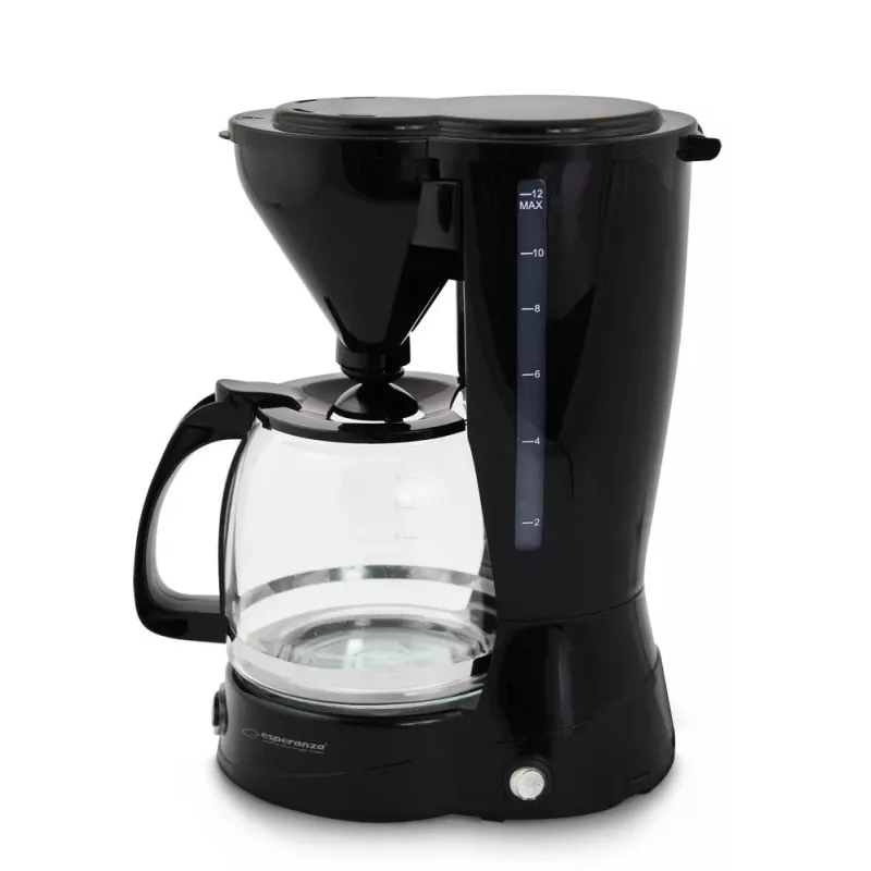 Filterkoffiezetapparaat ESPERANZA EKC009, 1,5 l waterreservoir, 800 W, aanrecht, zwart