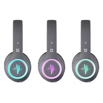 Headset DEFENDER FREEMOTION B571 LED draadloos binaural, 4 cm drivers, 6–8 u accu, gesloten ontwerp, 20–20000 Hz
