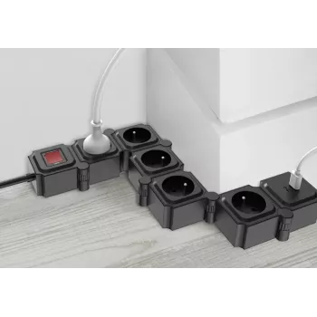 Stekkerdoos TB Energy Power Strip 1,5 m — 1,5 m kabel, meerdere stopcontacten