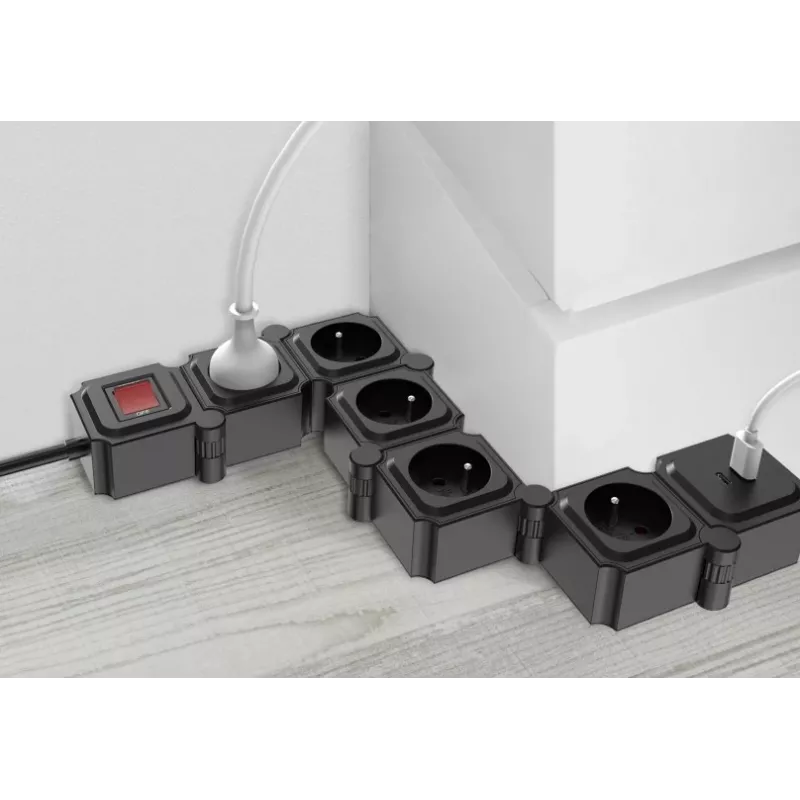 Stekkerdoos TB Energy Power Strip 1,5 m — 1,5 m kabel, meerdere stopcontacten