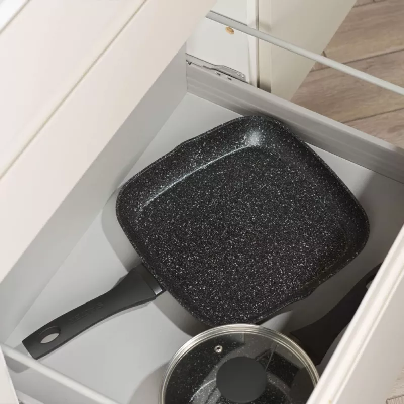 Grillpan Salter BW10702BRMFOB 28 cm Megastone met Thermo Collar