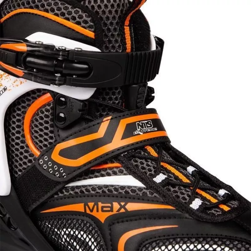 Inline skates Nils Extreme NA1060S ZWART-ORANJE maat 40