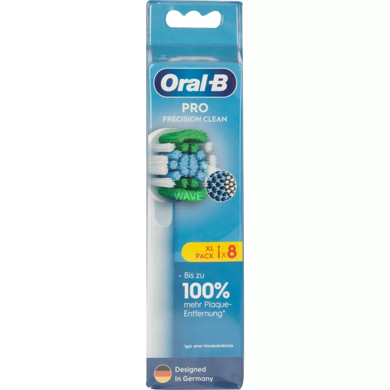 Oral-B Pro Precision Clean vervangende opzetborstels, 8-pack (861073)