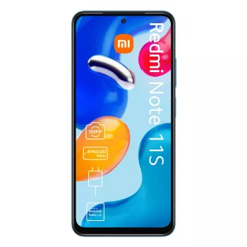 Xiaomi Redmi Note 11S - 4G-smartphone - Dual-SIM - RAM 6 GB / interne opslag 128 GB - microSD-slot - OLED-display - 6,43 inch - 2400 x 1080 pixels (90 Hz)