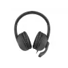 Bedrade binaurale headset NATEC Rhea met beugelmicrofoon, 3,5-mm-aansluitingen, 2,2 m kabel, 32 Ω impedantie