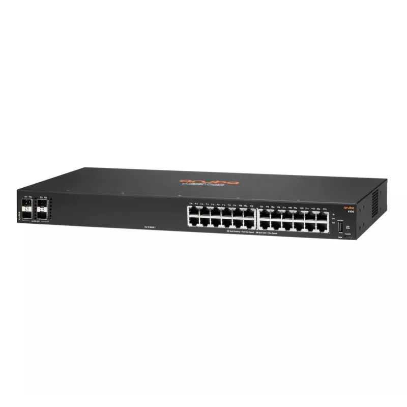 HPE Aruba Networking CX 6100 24G 4SFP+ switch