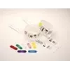 Zebra clips voor gebruik met QuickClip-armbanden geel