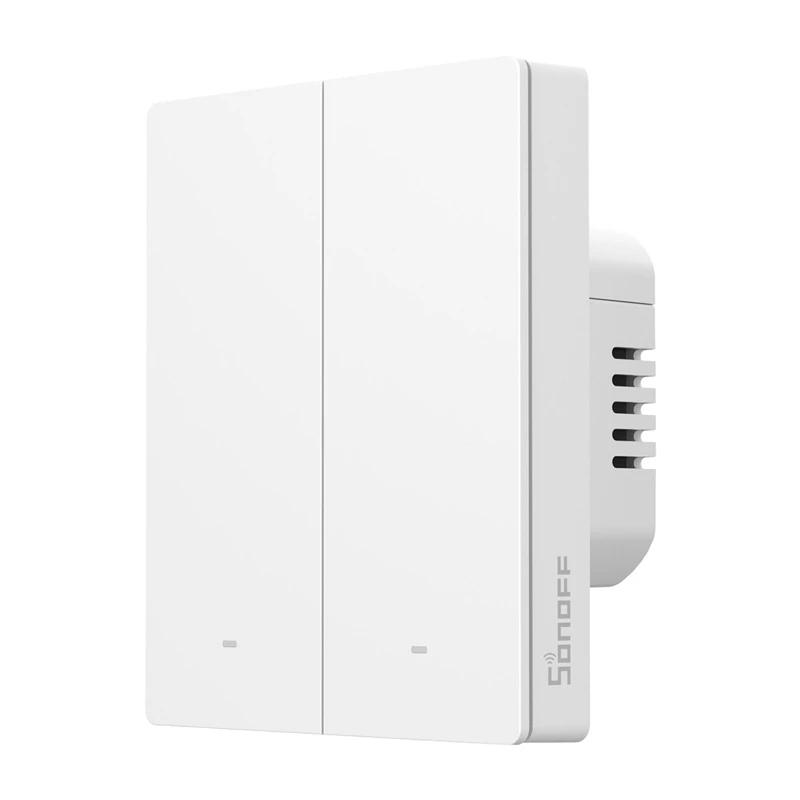 WLAN-wandschakelaar Sonoff M5-2C-80W 2-kanaals voor frame