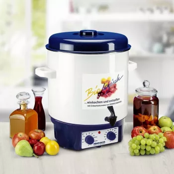 Glühwein- en inmAAKautomaat KA 1804 (wit/blauw, 1.800 watt, 27 L)