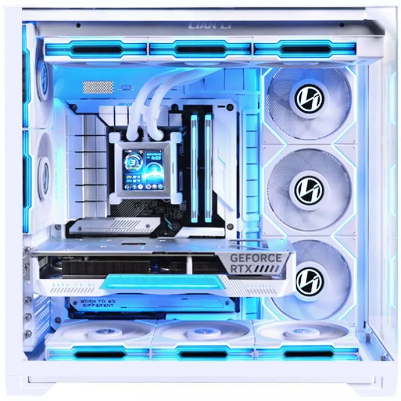 PC-behuizing Lian Li 011 Vision Compact tower wit