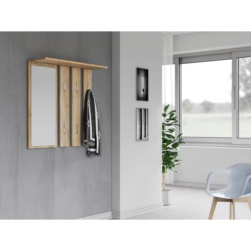 Topeshop OPAL WIESZAK SONOMA kledinghanger eiken
