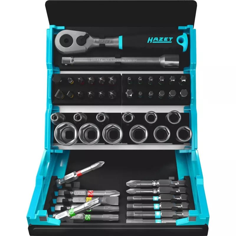 Hazet 2200SC-2 SmartCase bitset, 1/4