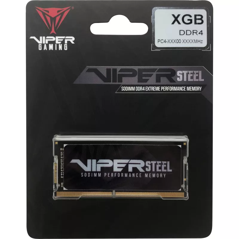 SO-DIMM 32 GB DDR4-2400, geheugen grijs, PVS432G240C5S, Viper Steel, INTEL XMP