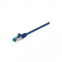 Wentronic Goobay CAT 6a patchkabel, S/FTP (PiMF), blauw, 30 m – LSZH halogeenvrij, koper (94911)