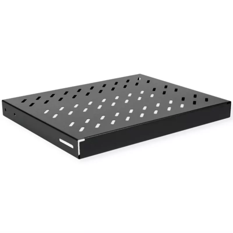 Rackplateau ROLINE 19 inch 1 HE 350 T 50 kg zwart