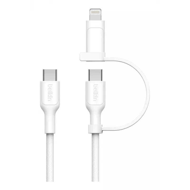 USB-kabel Belkin BoostCharge Pro 1,5 m USB-C USB-C/Lightning wit