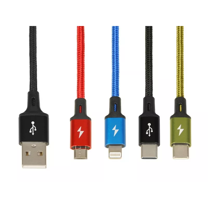 Universele 4-in-1-oplaadkabel I-BOX USB IKUM4W1