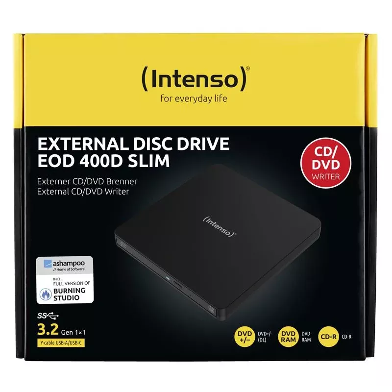 Dvd RW USB3.2 EXT/ZWART 5401400 Intenso