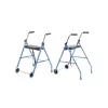 Tweewielige revalidatiesteun ARmedical PPC005 – blauw/zwart, stalen frame, verstelbare hoogte, zitting inbegrepen