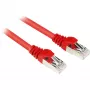 Sharkoon RJ-45 Cat6 S/FTP patchkabel, 1 m, rood