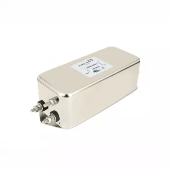 Akyga EN2080-12-S eenfasig EMI-filter, 12 A, 120-250 V AC, 50/60 Hz, M4-schroefaansluitingen
