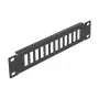 Glasvezel patchpaneel DeLOCK 10 inch 12 poorten SC duplex LC quad 1U zwart