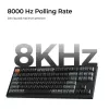 Mechanisch toetsenbord Keychron V3 Ultra 8K – QWERTY, Bluetooth & kabel, RGB, zwart