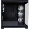 LC-Power behuizing MidiTower 715B zwart USB3.2/audio zonder voeding SEAMLESS_X (LC-715B-ON)