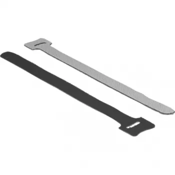 Klittenbandsluiting DeLOCK 18687 zwart 10 stuks