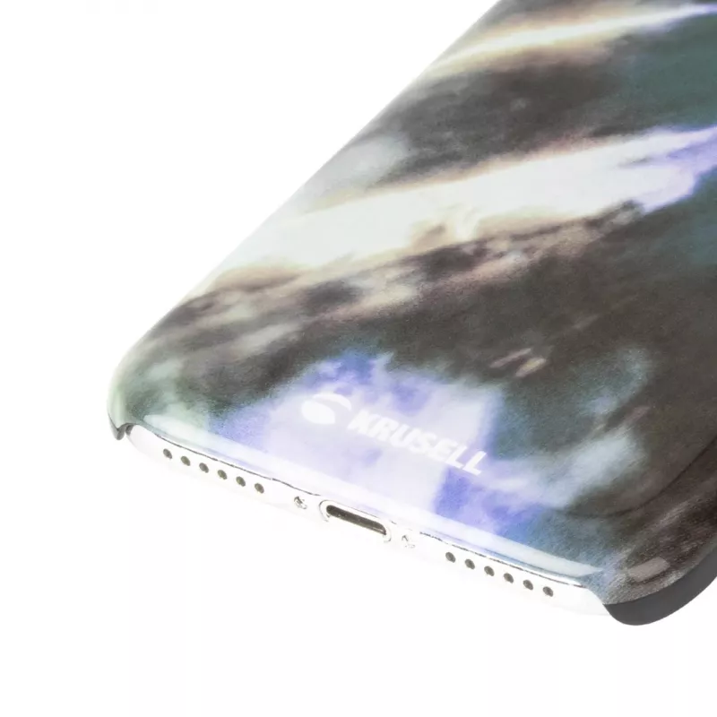 Beschermhoes met klepdeksel Krusell Limited voor Apple iPhone 8/7 – twirl earth design