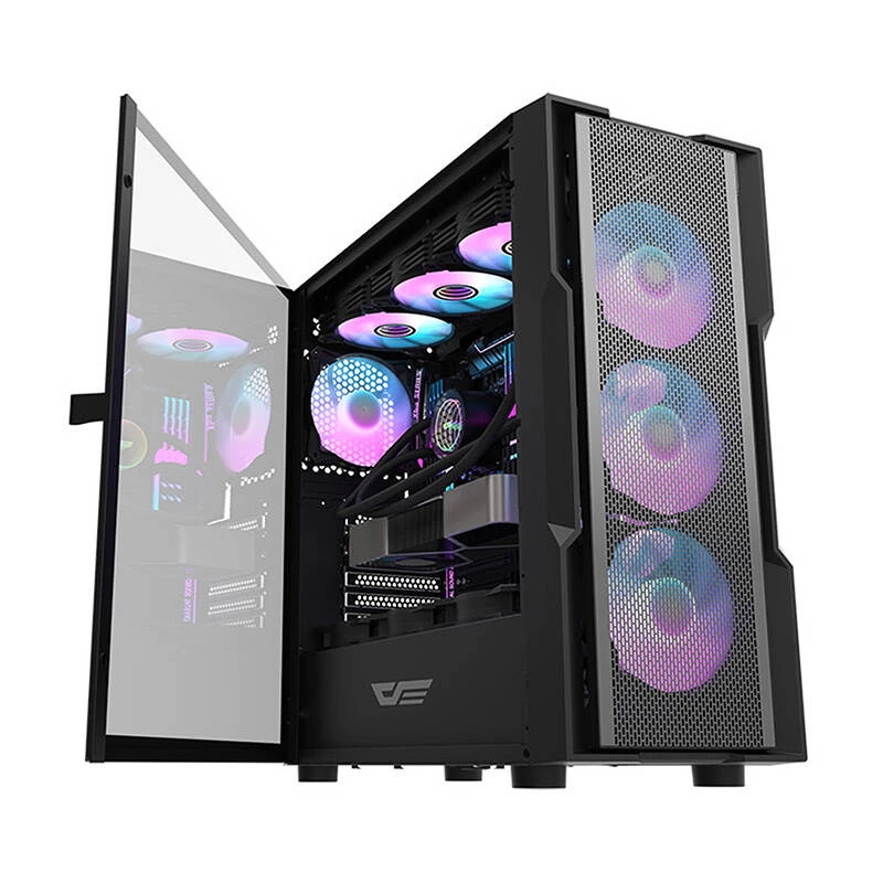 Computerkast Darkflash DK431 Mesh, ATX, zwart