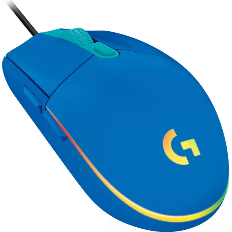 Logitech G102 LIGHTSYNC gamingmuis, blauw