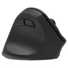Ergonomische linkshandige draadloze muis, Dual WL+BT accu