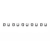 DIGITUS - kabelclips met kleurcodering - voor patchkabels - zwart (verpakking van 100) (A-CC-BL)