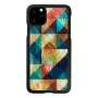 Smartphonehoesje iKins voor iPhone 11 Pro Max — Mosaic zwart beschermhoes