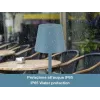 Beper P207ILI200 oplaadbare led-tafellamp, aanraakschakelaar, dimbaar, leisteenblauw