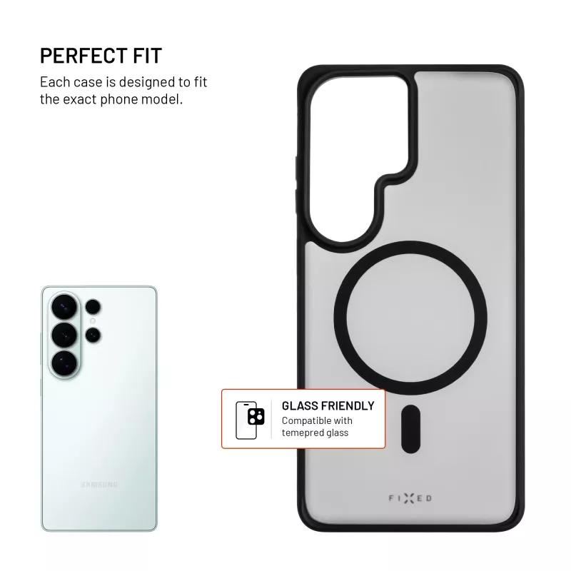 Fixed MagMisty | achterkantcover | Samsung | Galaxy S26 Ultra | polycarbonaat/TPU | zwart