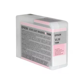 Epson Singlepack Vivid Light Magenta T580B00, Vivid light Magenta, pigmentinkt, 80 ml, 1 stuks