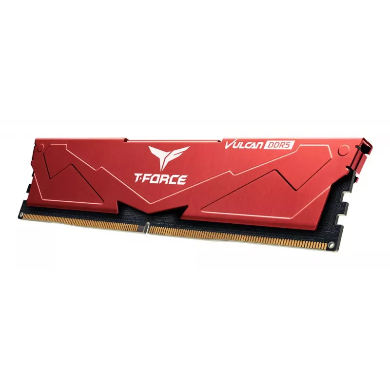 Team Group VULCAN FLRD532G6000HC30DC01, 32 GB, 2 x 16 GB, DDR5, 6000 MHz, 288-pin DIMM, rood
