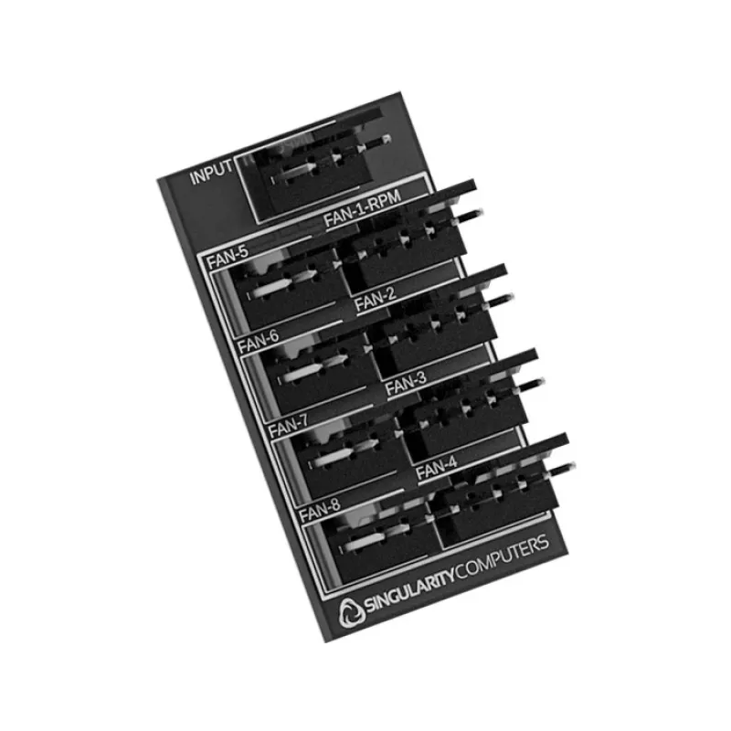 fan-hub Singularity Fan-Node 2x4 SC-PWM-N-2x4 — PWM-splitter voor 2×4-pin ventilatoren