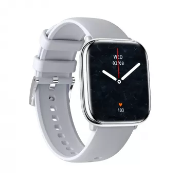 myPhone Watch Pastel 4,45 cm (1,75 inch) AMOLED 40 mm digitaal 390 x 450 pixel touchscreen zilver