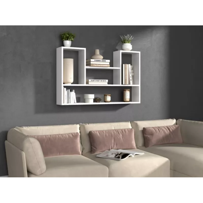 BILBAO 4P hangrek 100x16x60 cm, Wit