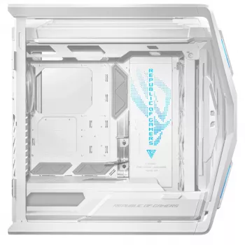ASUS ROG GR701 Hyperion White, pc, wit, ATX, EATX, micro ATX, Mini-ITX, aluminium, multi, front