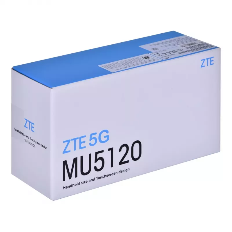 ZTE MU5120 mobiele 5G-hotspotrouter met Wi-Fi 6, AX3600, powerbank van 10000 mAh, USB-C, grijs