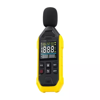 Geluidsniveaumeter Fnirsi FDM01 — digitale decibelmeter, meetbereik 30–130 dB