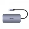 UNITEK D1071A interface-hub USB 3.0 SuperSpeed 5 Gb/s zilver