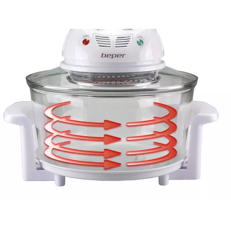 Elektrische stoomkoker Beper BF.640 2 verdiepingen, instelbare timer, tafelstoomkoker