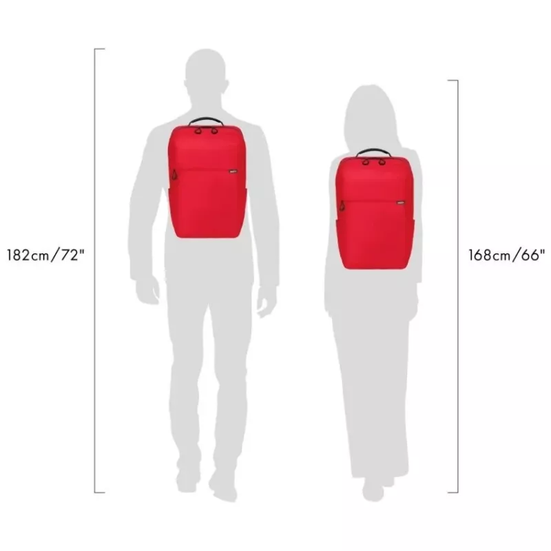 Vrijetijdsrugzak DICOTA D32121-RPET rood polyester rPET