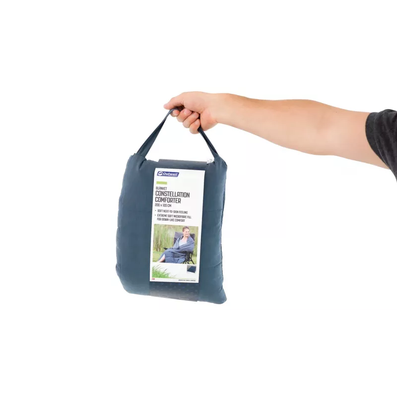 Campingdeken Outwell 230466 — blauw, nylon/polyester, 120 cm x 200 cm, 900 g