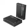 Lindy HDMI en IR over IP-extender, 1920 x 1080 pixel, AV-zender & -ontvanger, 150 m, bedraad, zwart, HDCP